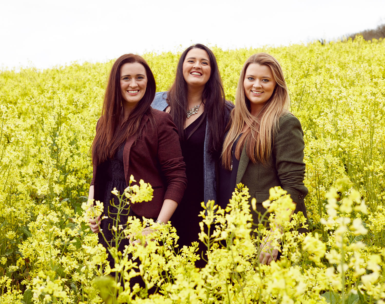 The Friel sisters three in a field 